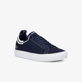 Lacoste La Piquée Textile Sneakers Pánské - Tenisky Tmavě Blankyt / Bílé | CZ-cvLNC6